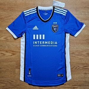 Adidas San Jose Earthquakes 2022 The Creator Kit Authentic Soccer Jersey M New